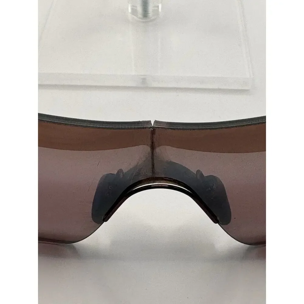 Maui Jim Night Dive MJ521-03M Brown Shield Sunglasses Made in Japan